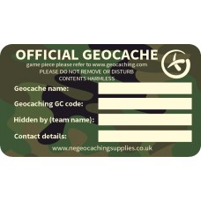 NE Geocaching Supplies Cache Stickers / Labels